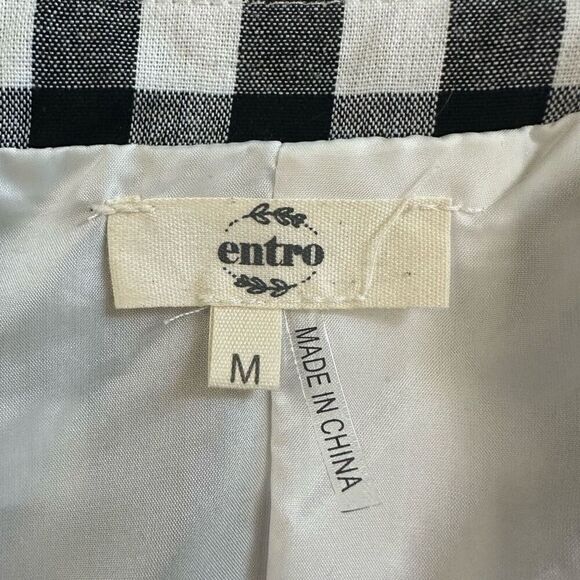 Entro Buffalo Check Women’s Blazer - Picture 6 of 9